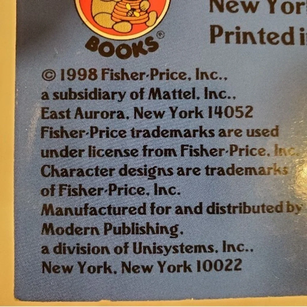 Vintage 1998 Fisher Price Preschool Practice Book Printing Letters Workbook
